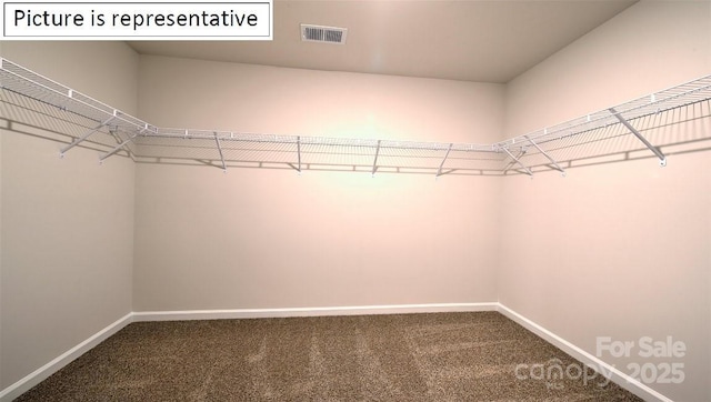 1369 Secrest Commons Dr, Monroe, NC 28112 - spacious closet featuring dark colored carpet