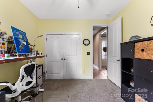 708 Ardent Trl, Belmont, NC 28012 - carpeted home office with baseboards