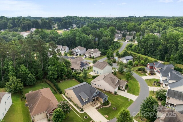 708 Ardent Trl, Belmont, NC 28012 - aerial overview of property's location featuring nearby suburban area and a heavily wooded area