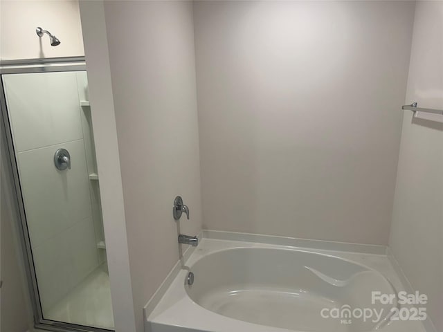 9730 Tea Garden Dr, Gastonia, NC 28056 - bathroom featuring a shower stall and a bath