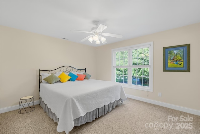 49009 Dockside Ln Unit D, Albemarle, NC 28001 - carpeted bedroom featuring baseboards and ceiling fan