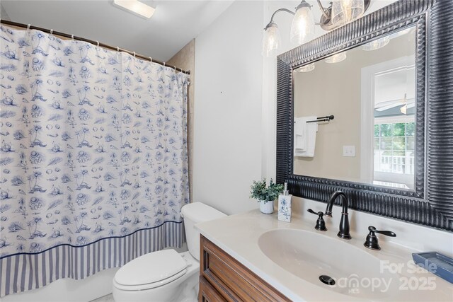 49009 Dockside Ln Unit D, Albemarle, NC 28001 - bathroom with vanity and a shower with shower curtain