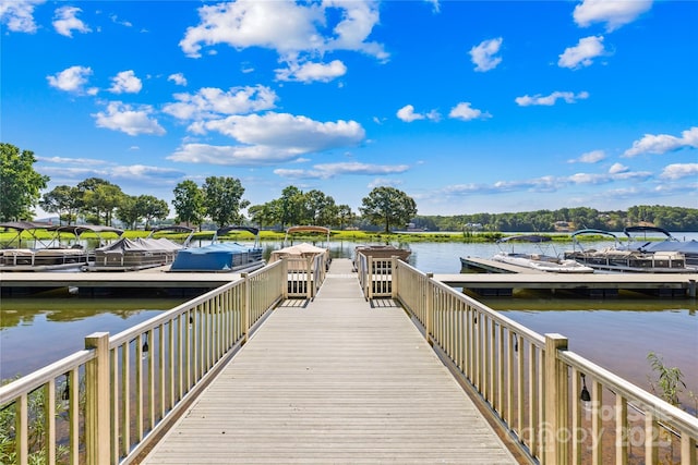 49009 Dockside Ln Unit D, Albemarle, NC 28001 - dock featuring a water view