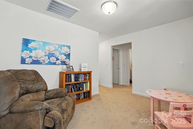 133 Aspire Cir, Wingate, NC 28174 - sitting room featuring light colored carpet and baseboards