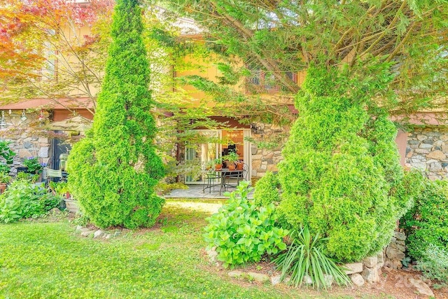 118 Colony Dr, Arden, NC 28704 - view of yard with a patio