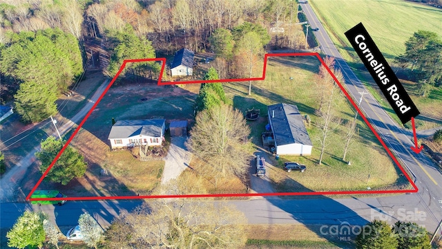 110 Dorothy Ln, Mooresville, NC 28117 - aerial overview of property's location featuring property parcel outlined
