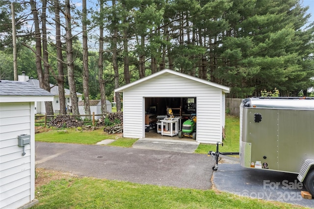 58 Campbell Creek Rd, Maggie Valley, NC 28751 - view of detached garage