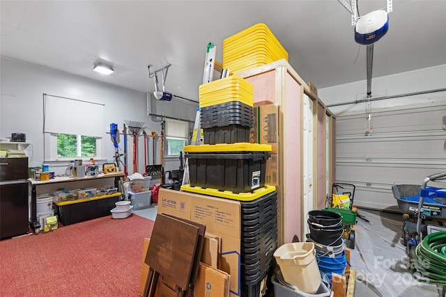 58 Campbell Creek Rd, Maggie Valley, NC 28751 - garage featuring a garage door opener