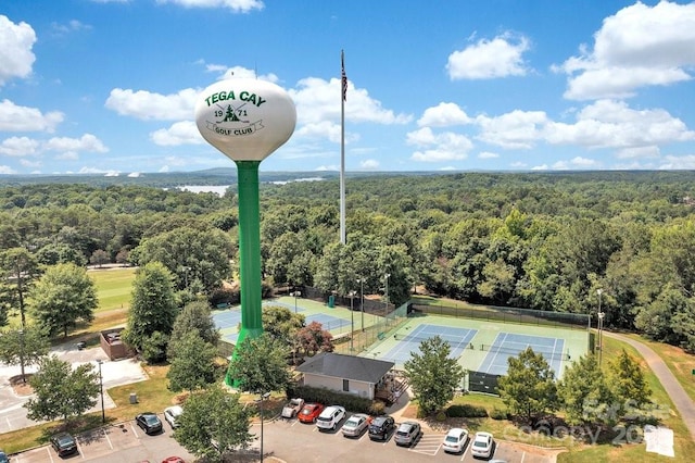 2004 Marquesas Ave, Tega Cay, SC 29708 - drone / aerial view of a forest