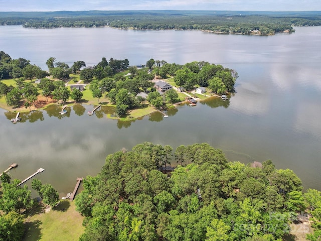 2442 Singleton Pt Unit 67, Liberty Hill, SC 29074 - aerial view of property and surrounding area featuring a large body of water