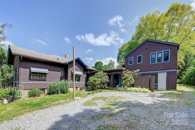 3960 Old Clyde Rd, Clyde, NC 28721 - back of house with board and batten siding