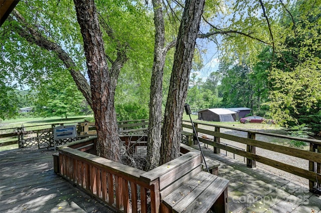 3960 Old Clyde Rd, Clyde, NC 28721 - view of deck