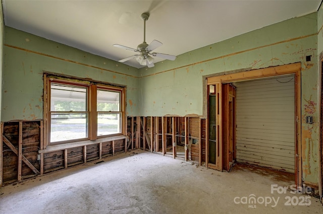 3960 Old Clyde Rd, Clyde, NC 28721 - spare room with a ceiling fan