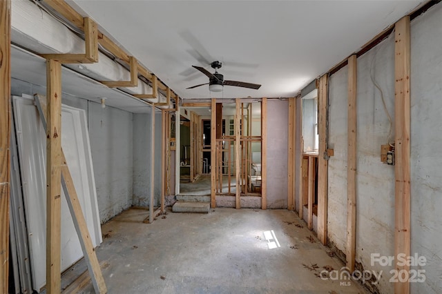 3960 Old Clyde Rd, Clyde, NC 28721 - miscellaneous room featuring a ceiling fan