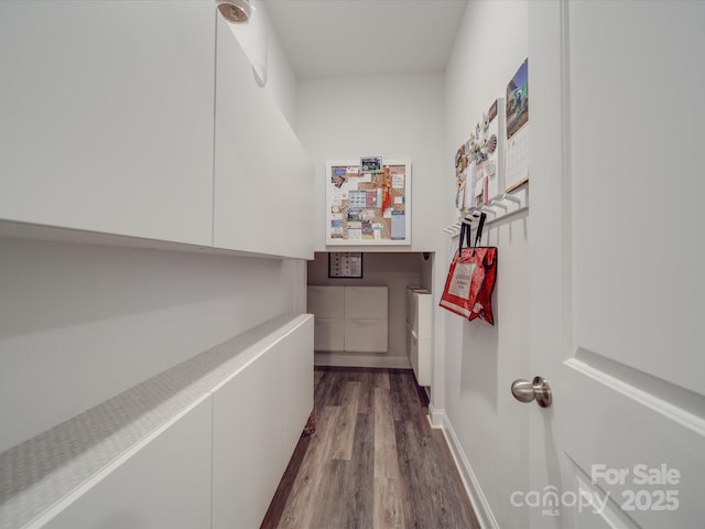647 R L Stowe Rd, Belmont, NC 28012 - hall with dark wood-style floors