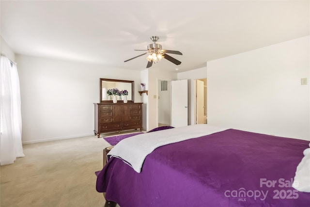 925 Skywatch Ln, Monroe, NC 28112 - bedroom featuring carpet floors, a ceiling fan, and baseboards