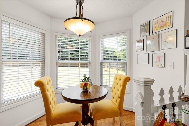 1530 Danlee Dr, Lancaster, SC 29720 - dining room featuring light wood-style flooring and a textured ceiling