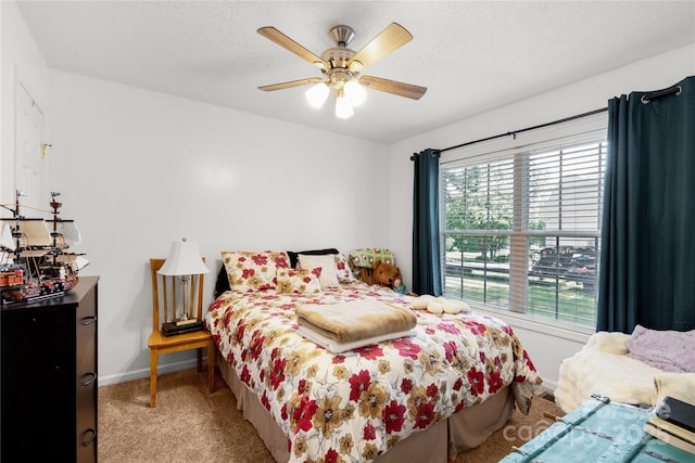 1530 Danlee Dr, Lancaster, SC 29720 - carpeted bedroom with baseboards and a ceiling fan