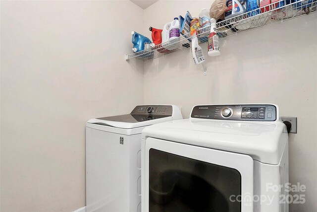 7434 Dover Mill Ln SW, Concord, NC 28025 - laundry room with washer and dryer