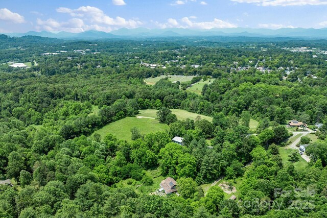 20 Pickens Ln, Weaverville, NC 28787 - view of property location with a mountainous background and a heavily wooded area