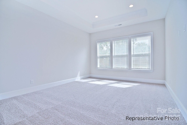 4178 Millstream Rd, Denver, NC 28037 - carpeted empty room featuring a raised ceiling, baseboards, and recessed lighting