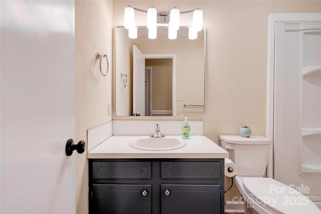 3043 Charles Rd, Shelby, NC 28152 - bathroom featuring vanity and toilet