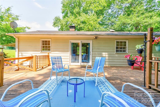 3043 Charles Rd, Shelby, NC 28152 - view of wooden terrace