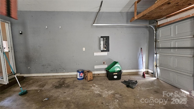 4227 Kiser Woods Dr SW, Concord, NC 28025 - garage featuring electric panel