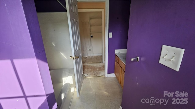 4227 Kiser Woods Dr SW, Concord, NC 28025 - full bathroom featuring vanity and a tub