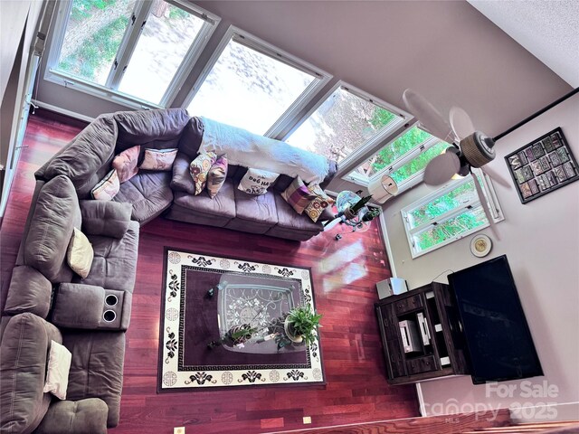 67 Cliffview Dr, Asheville, NC 28803 - living room with plenty of natural light and wood finished floors