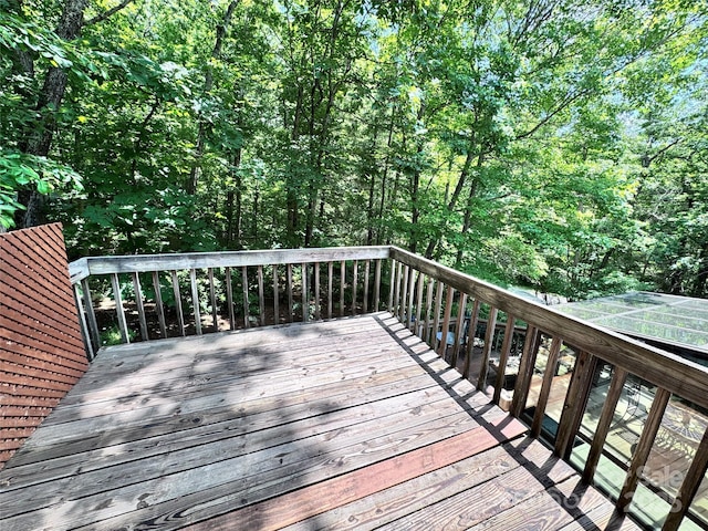 67 Cliffview Dr, Asheville, NC 28803 - view of wooden deck
