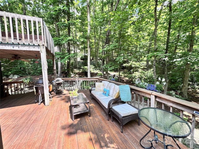 67 Cliffview Dr, Asheville, NC 28803 - deck featuring outdoor lounge area