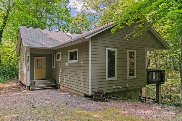 608 Brandywine Rd, Waynesville, NC 28786 - view of front of property with roof with shingles and entry steps