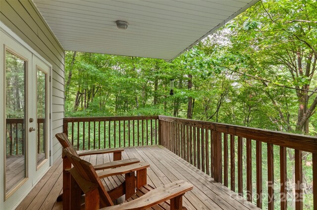 608 Brandywine Rd, Waynesville, NC 28786 - view of deck