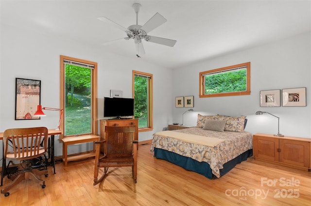 608 Brandywine Rd, Waynesville, NC 28786 - bedroom with light wood-style floors