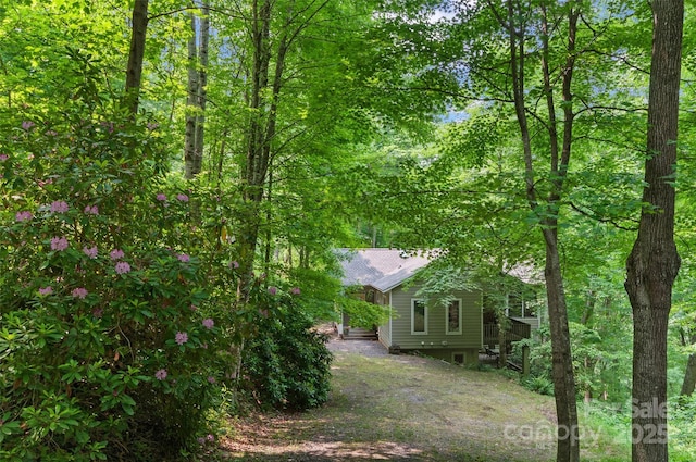 608 Brandywine Rd, Waynesville, NC 28786 - view of yard with dirt driveway