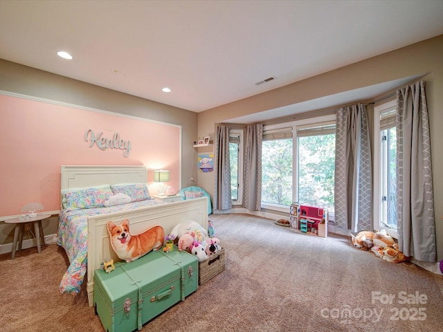 15708 Eagleview Dr, Charlotte, NC 28278 - bedroom with carpet flooring, recessed lighting, and baseboards