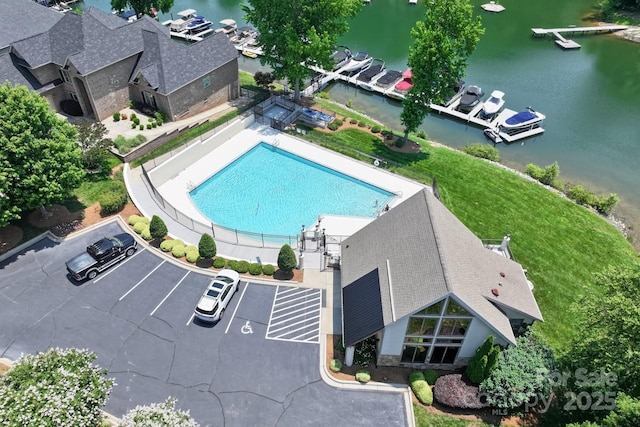 7881 Mariners Pointe Cir, Denver, NC 28037 - view of subject property with a nearby body of water