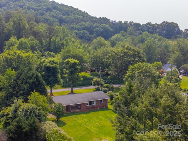 191 Rolling Green Dr, Sylva, NC 28779 - view from above of property with a forest