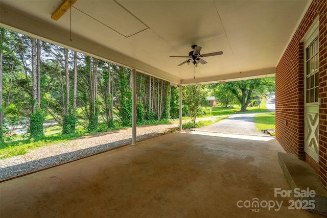 191 Rolling Green Dr, Sylva, NC 28779 - view of patio featuring ceiling fan