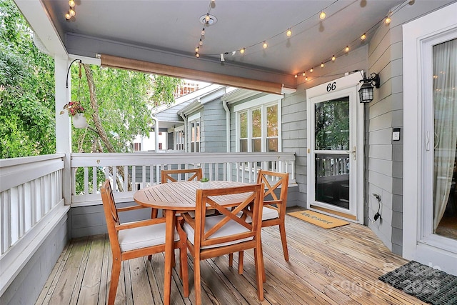 433 W 8th St Unit 66, Charlotte, NC 28202 - wooden terrace featuring outdoor dining area