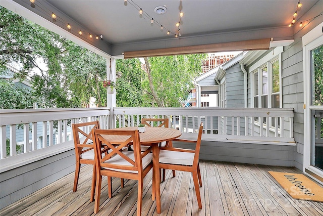 433 W 8th St Unit 66, Charlotte, NC 28202 - wooden deck featuring outdoor dining area