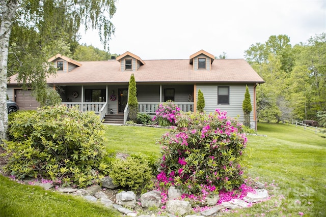 171 Shores Way, Boone, NC 28607 - view of front of property with covered porch and a front lawn
