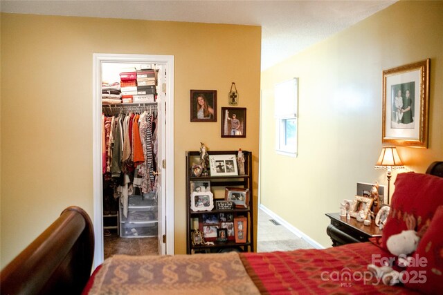 171 Shores Way, Boone, NC 28607 - carpeted bedroom with a closet and a walk in closet