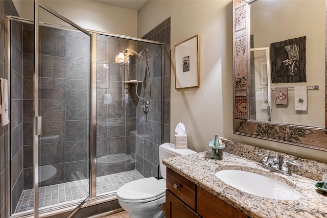 7 White Palmer Ct, Biltmore Lake, NC 28715 - full bath featuring vanity and a stall shower