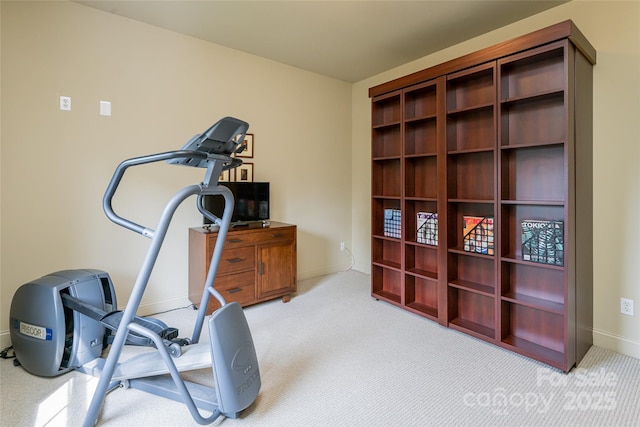 7 White Palmer Ct, Biltmore Lake, NC 28715 - exercise area with carpet and baseboards