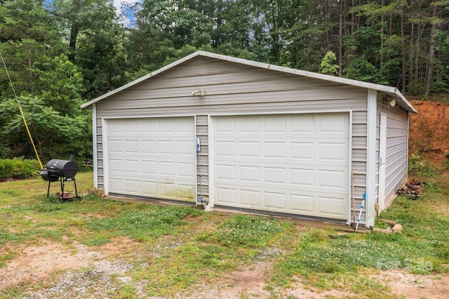 8650 Lambs Way, Connelly Springs, NC 28612 - view of detached garage