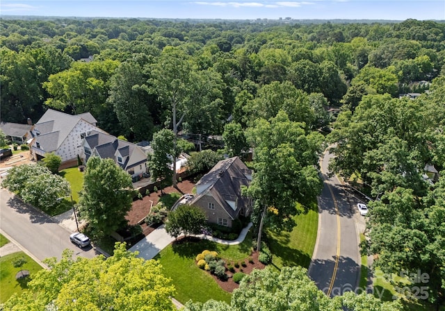 901 Hartford Ave, Charlotte, NC 28209 - drone / aerial view of a heavily wooded area
