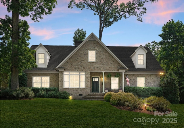 901 Hartford Ave, Charlotte, NC 28209 - traditional-style house featuring a front lawn and brick siding
