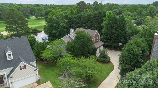 7704 Ninth Fairway Ln, Mint Hill, NC 28227 - bird's eye view of a golf club